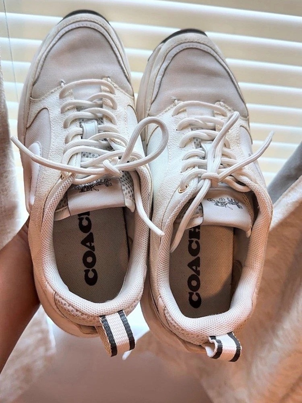 Coach C143 Runner Women's White Sneakers